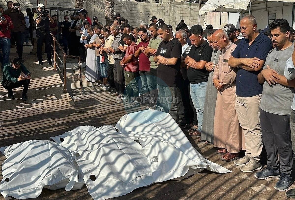 Source imagery accompanying the briefing: IAF Airstrikes Kill 54 Across Gaza Amid Ceasefire Talks