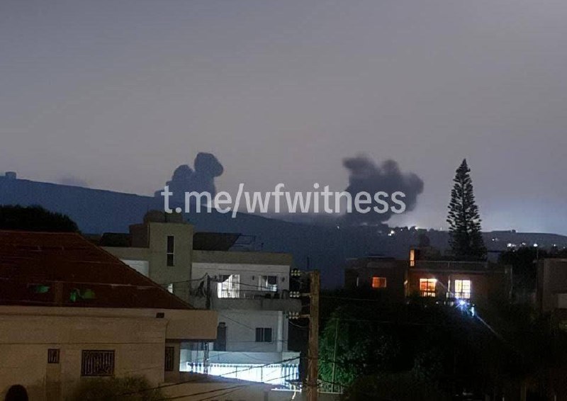 Source imagery accompanying the briefing: Israeli Airstrikes Hit Al Mansouri, Southern Lebanon